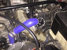 Wrapped C6 intake pipe.
