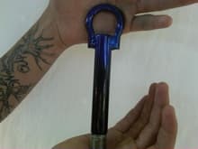 powder coated Tow Hook Fade From Black To Blue