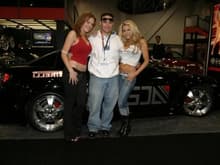 Me and my ACE Wheels RX 8 at SEMA 04 with ACE Wheels Models