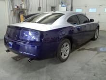 back view, the tailights were painted to match the other paint