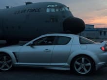 Rx8, C130, and a sunset!