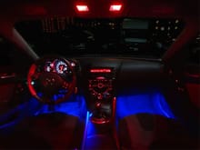 Interior by Night with LED effects