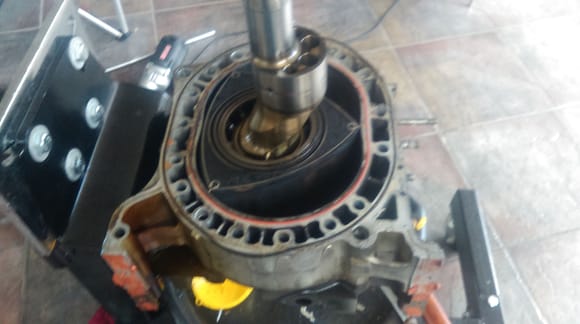 Rotor condition at engine disassembly.