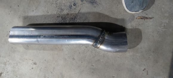 Had to add a section of 3" oval tubing from downpipe to the catback in order to clear the floor/trans/x brace 