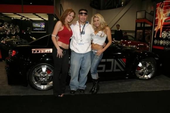 Me and my ACE Wheels RX 8 at SEMA 04 with ACE Wheels Models