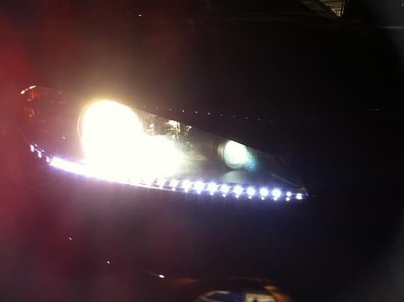 Round 1, lights failed to cut off with headlamps