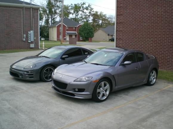 My roommates Eclipse and my 8