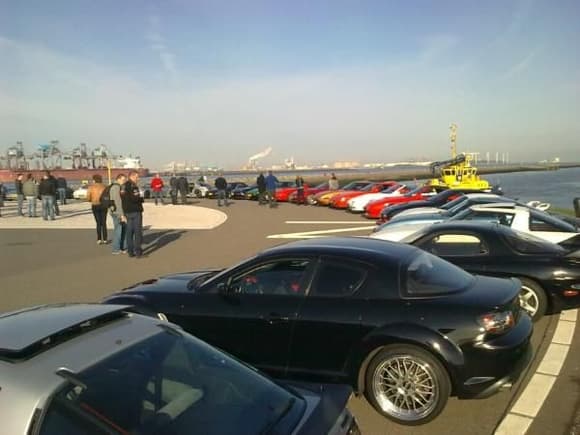 Meeting with our RX-7 club