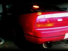 Blurry pic but a nice ass lol. Apex'i GT full 3&quot; turboback exhaust