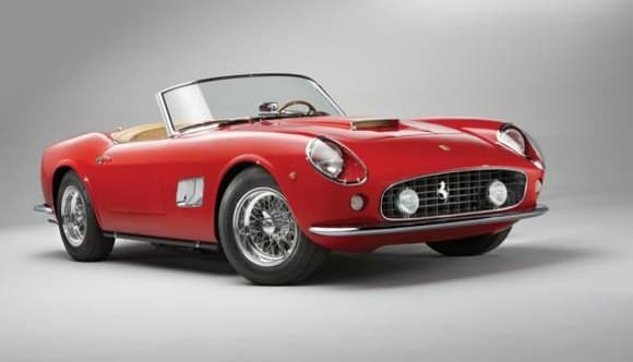 Ferrari 250GT California  (I probably wouldn't know this car ever existed if it weren't for Ferris Bueller).
