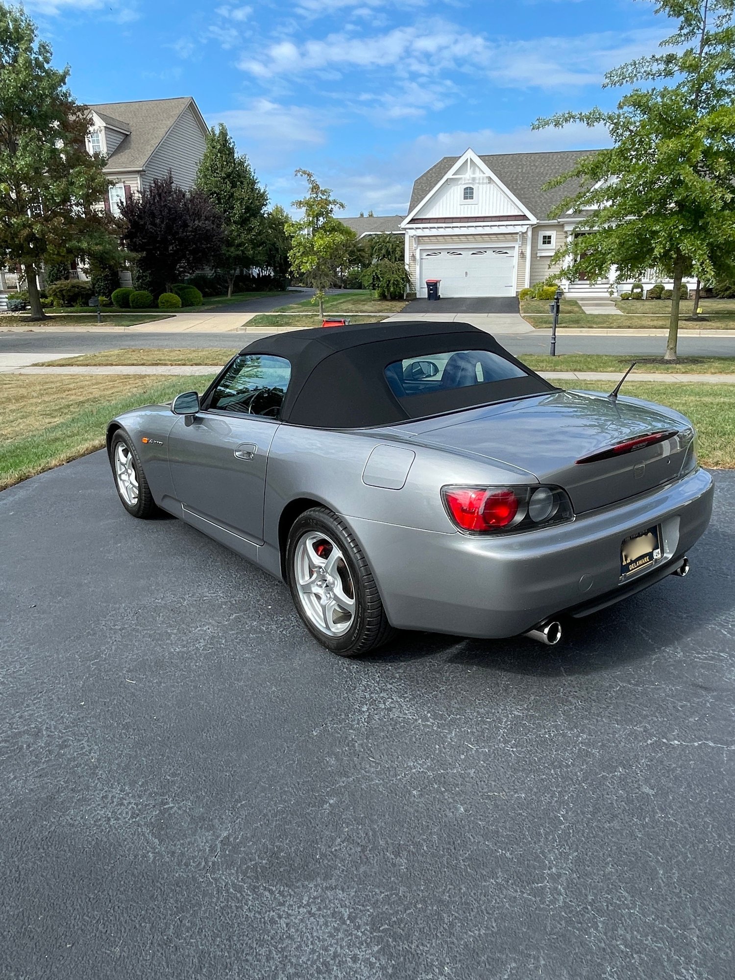 2000 Honda S2000 - DE - 00 Silverstone/Red with 56K miles - New - VIN jhmap1148yt007083 - 55,900 Miles - 4 cyl - 2WD - Manual - Convertible - Silver - Middletown, DE 19709, United States