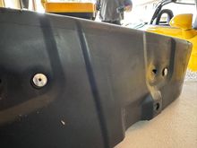 The water collection trim was removed, cleaned by him, and new hardware placed. 