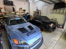 Tucked away ready for the next track day.