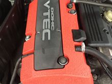I just need to clean up the spark plug cover now!