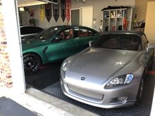 How it looked on the car before the drive.