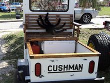 Cushman parking enforcement vehicle.