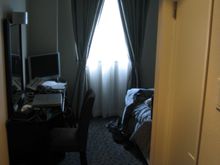 Tiny Hotel Room