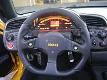 Sparco Wheel with spoon hub and Elda dash trim