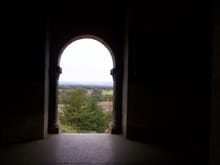 View through arch at Little Roundtop