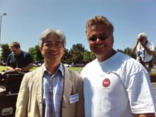 Mr. Shigeru Uehara and the Ragamuffin at Homecoming 2007.