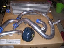 Intercooler and pipes