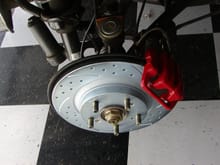 Rear rotor installed