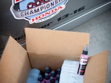 Adams detail spray donation to the Legas event
