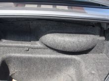 Spare Wheel Compartment Housing Amp and Crossovers