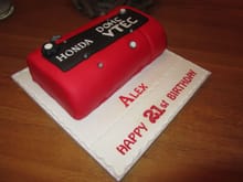 VTEC 21st birthday cake