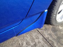 Installed the side strakes