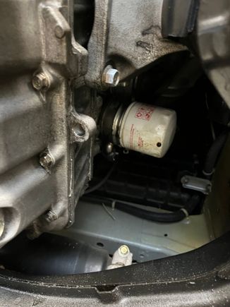 Looks like leaks from the oil filter lines as well as the vtec solenoid looks pretty wet.