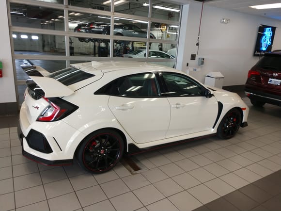 2018 Civic Type R just off the truck