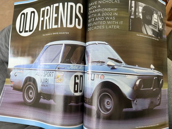 Roundel (the BMW CCA) magazine has a nice feature on Jeff’s friend and the racers whose success led to BMW fielding factory efforts here in American racing. 
