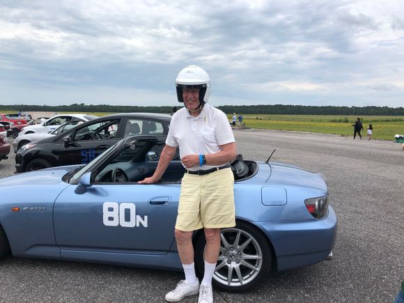 Octogenarian Autocrosser dad :) 