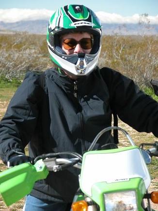 Jan. 29, 2005 PK on bike