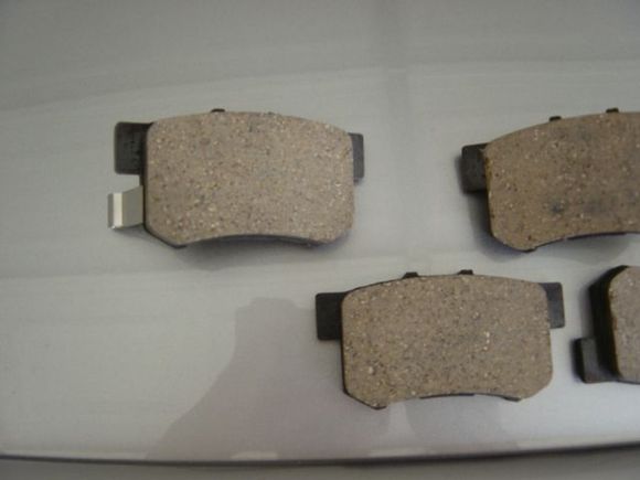 honda - brake pads (rear); 02