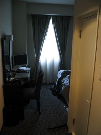 Tiny Hotel Room