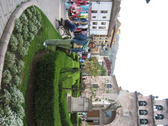 Downtown Cangas de Onis, Spain