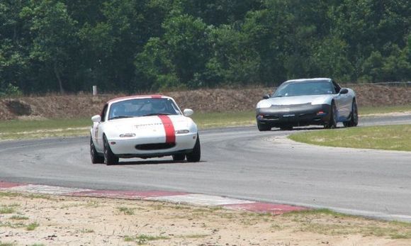 Miata &amp; Corvette at Roebling.JPG