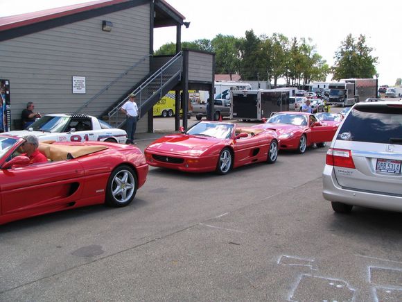 Ferrari line-up