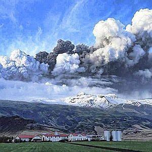 Icelandic volcano eruption