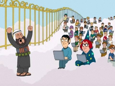 72 virgins family Guy
