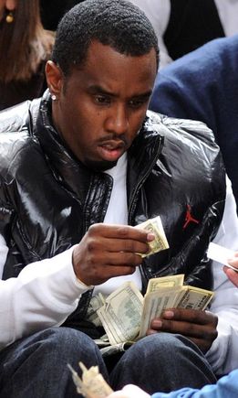 Sean &amp;quot;P. Diddy&amp;quot; Combs attends Cleveland Cavaliers vs New York Kn