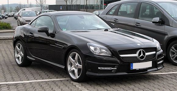 2012 Mercedes Benz SLK R172 Black