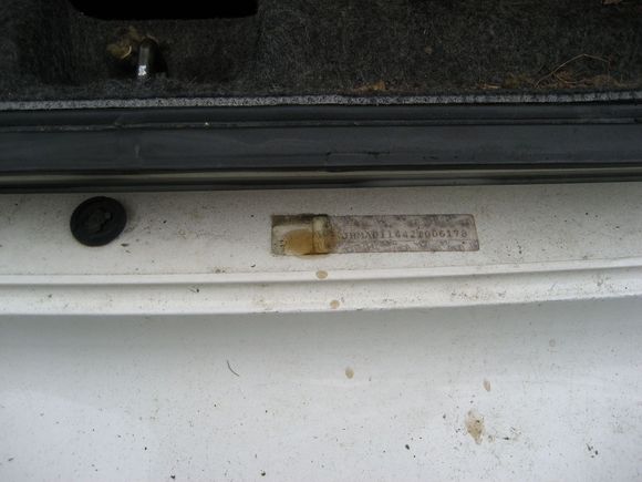 Bumper VIN