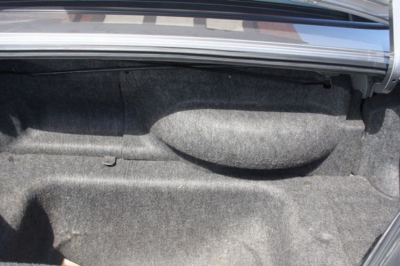 Spare Wheel Compartment Housing Amp and Crossovers