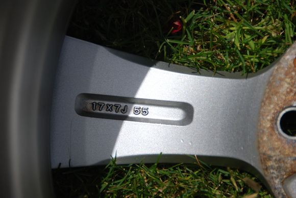 OEM front wheel size