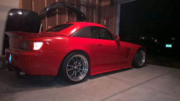 This one's hood is getting painted right now