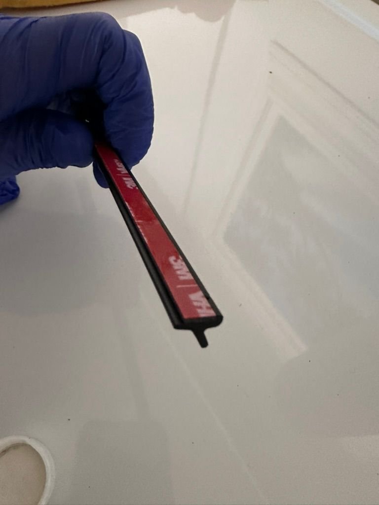 I cleaned them up and put some 1/4 inch VHB tape. 