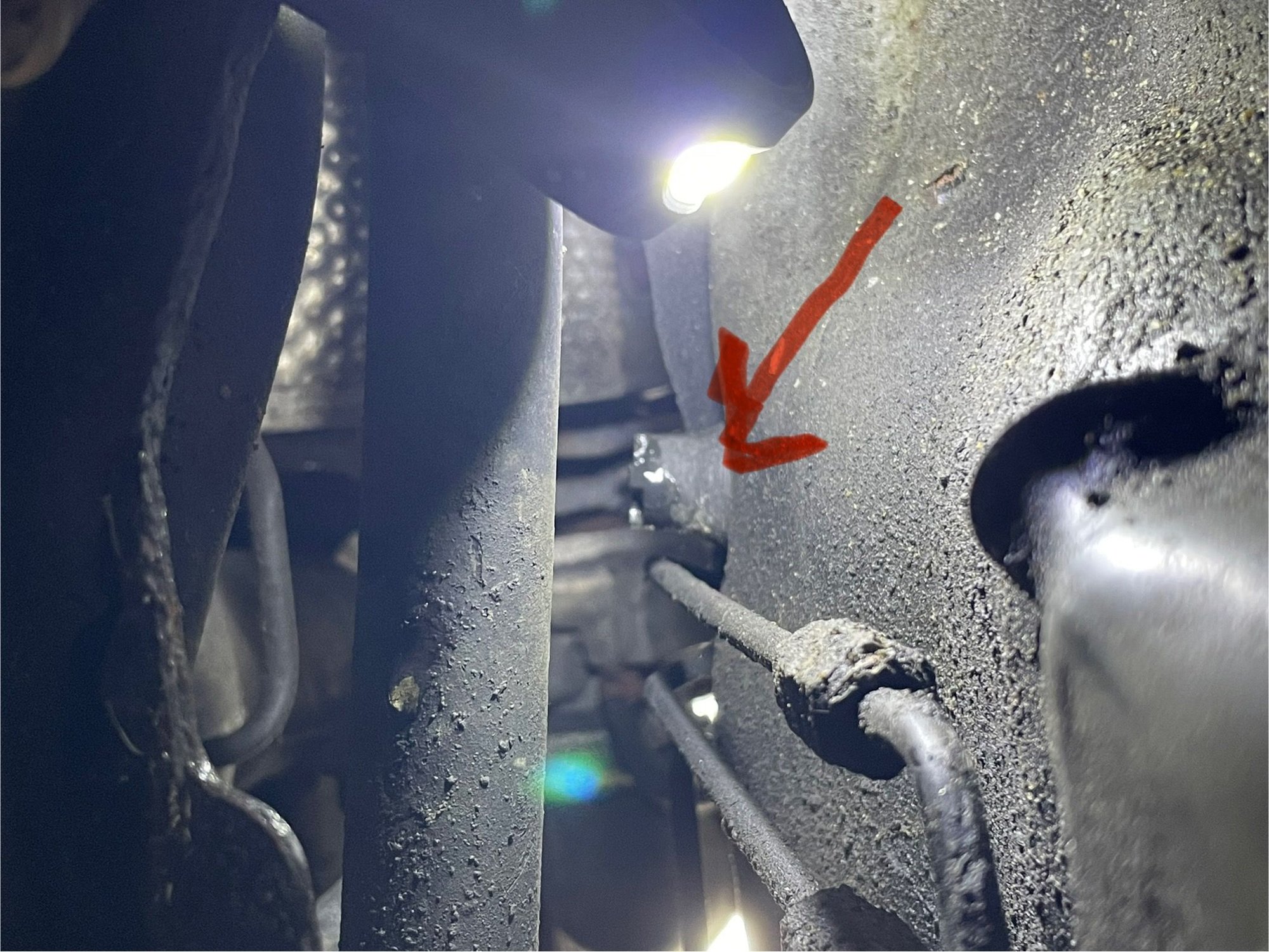 This photo is from underneath looking up